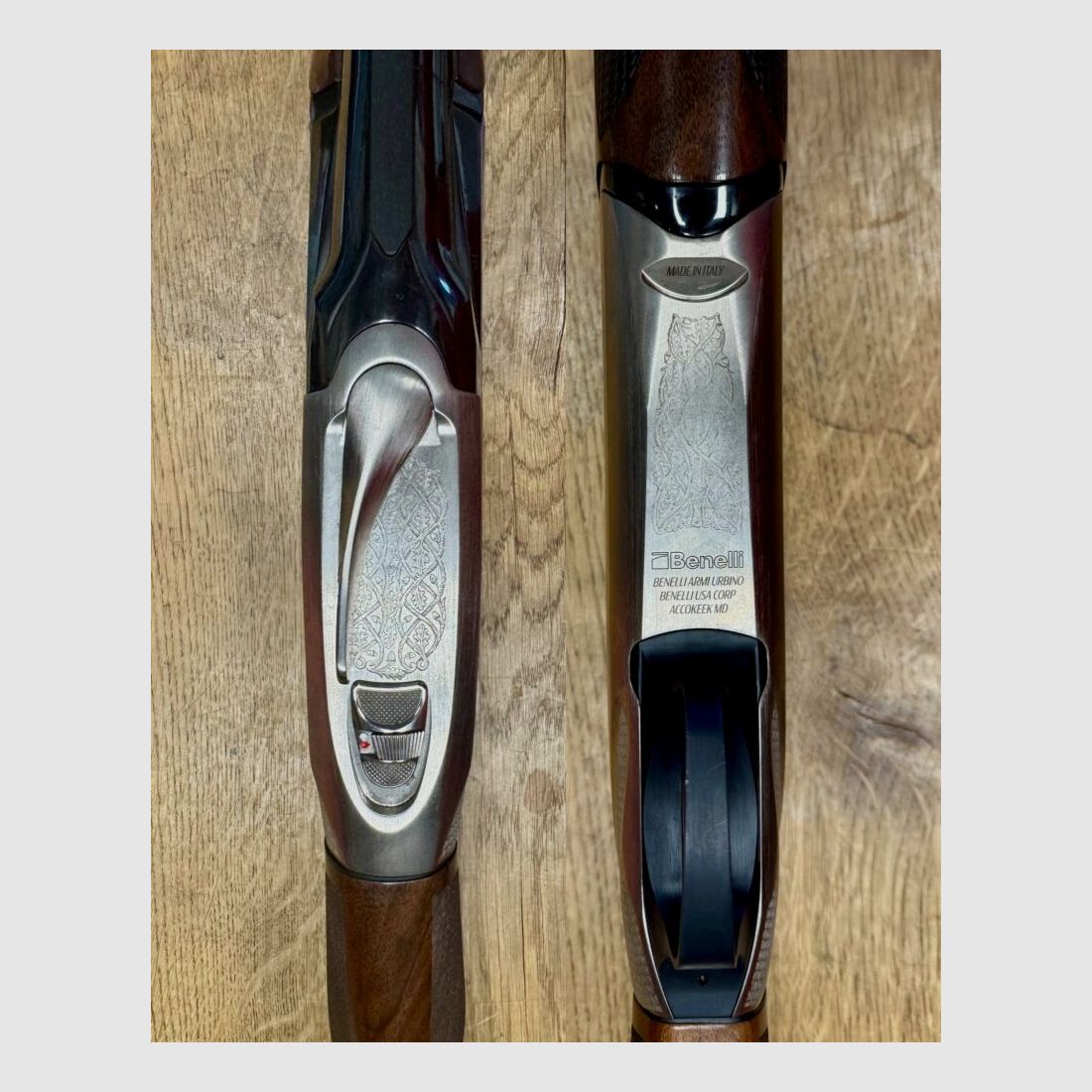 Benelli 828 U Silver