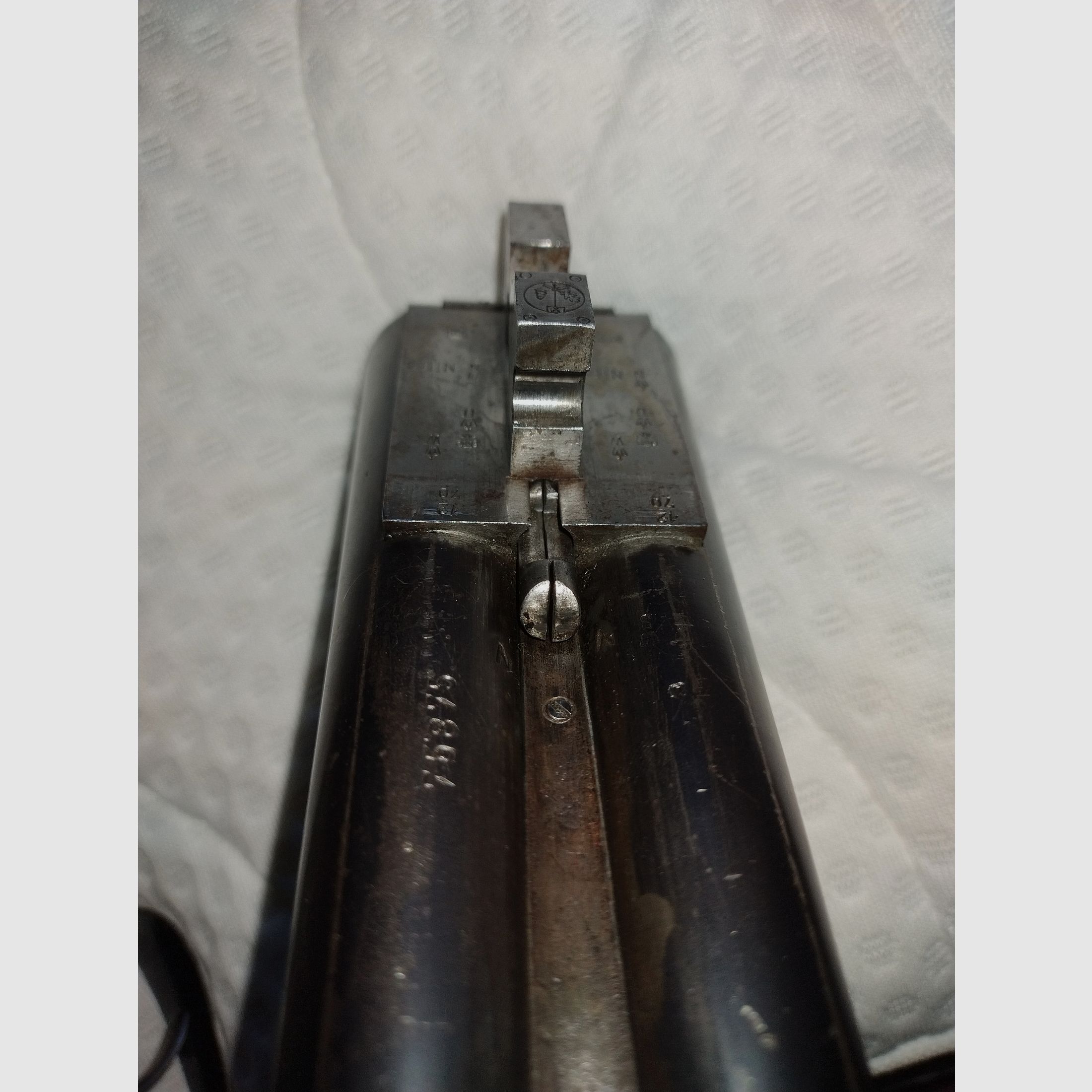 Hubertus Suhl dubbele shotgun 12/70, afbeelding 8 van 13