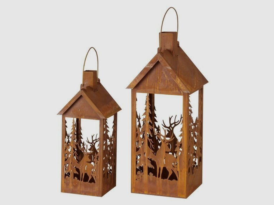 LivingActive Cervo Laterne 2 tlg. Set