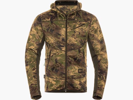 Härkila Deerstalker sudadera de forro polar con capucha de camuflaje Axis MSP Forest
