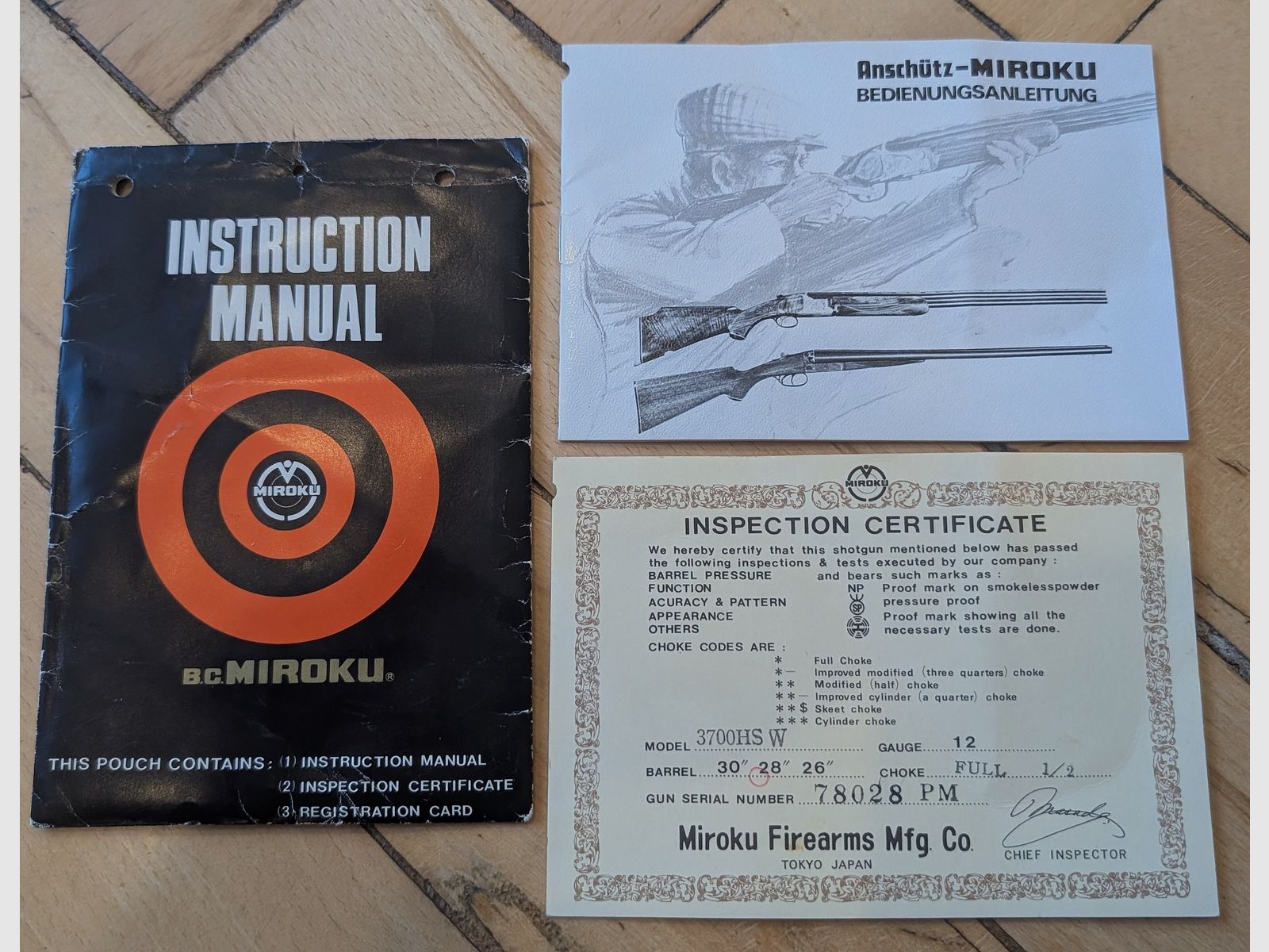 Anschütz Miroku Flinte 12/70