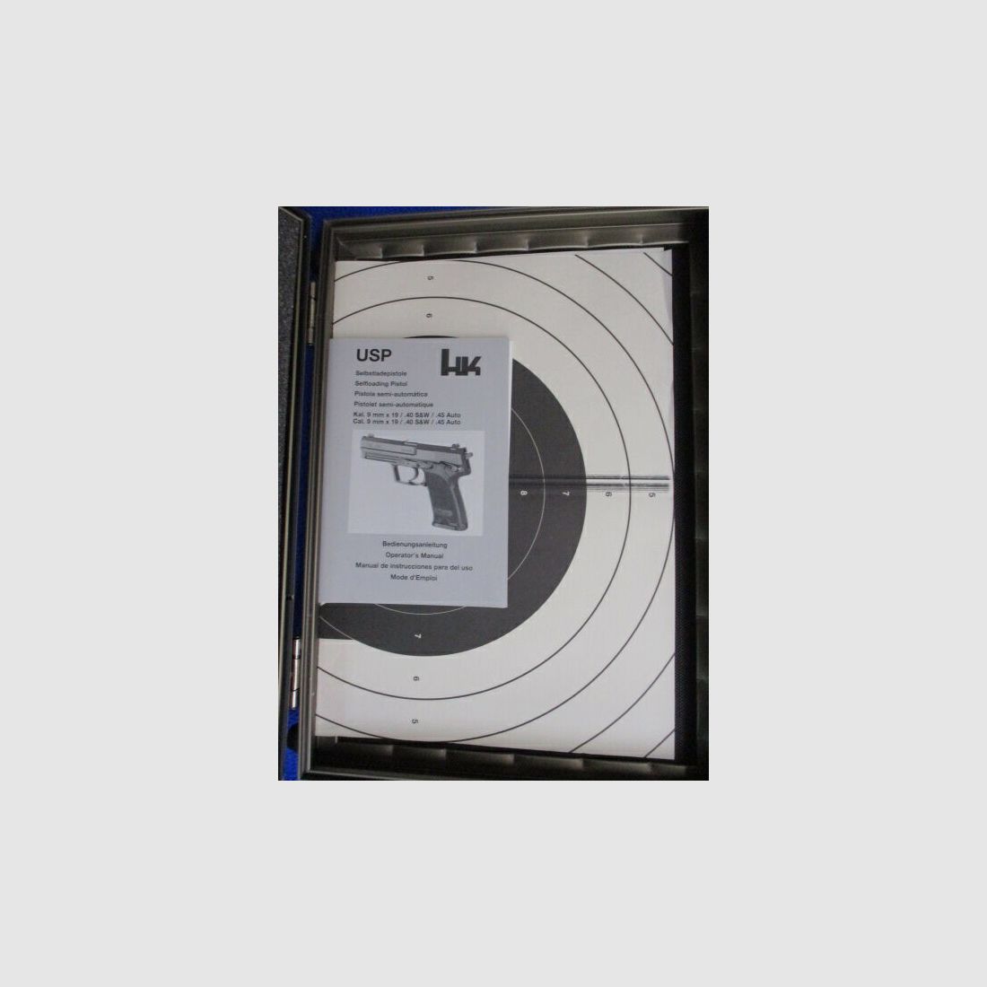 Pistolet 9 mm Luger, Heckler & Koch USP Expert avec mallette et accessoires USP Expert