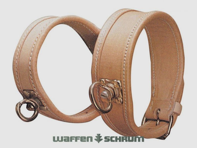 AKAH Schweißhalsung für Gebirgsschweißhunde Fahlleder