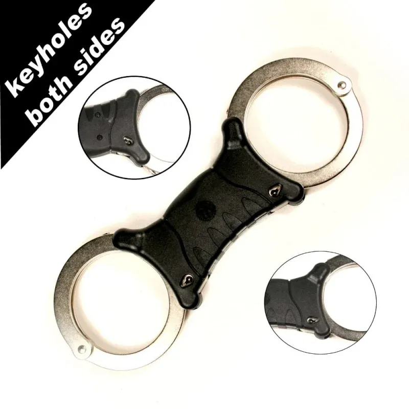 TCH Handschelle Modell 840 Total Control Rigid Nickelschwarz – 25 Schliesspositionen