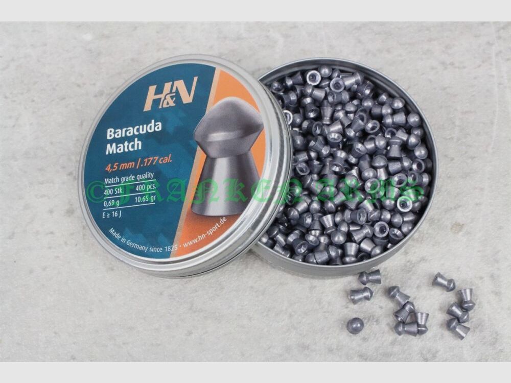 H&N Baracuda Match 4,52mm 400 stuks