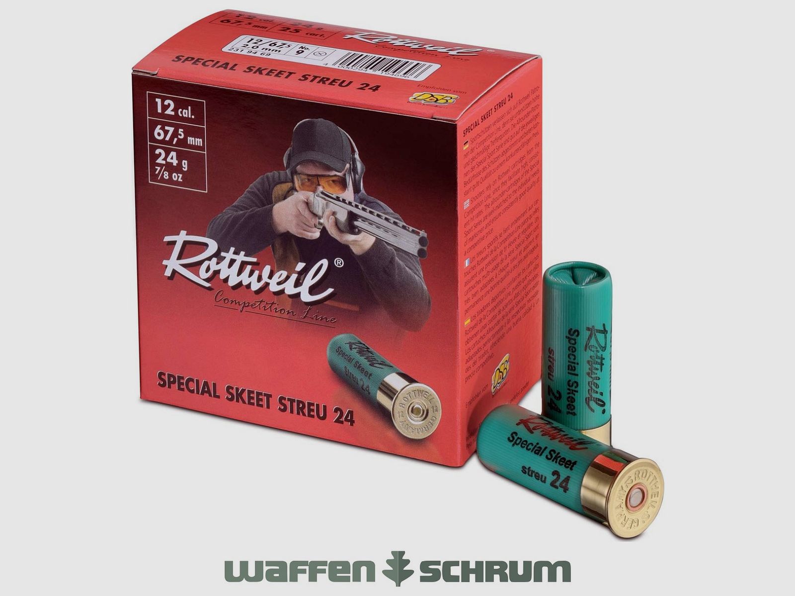 Rottweil Special Skeet Streu 12/67,5 2,0mm -24g