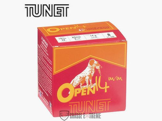 25 Cartucce TUNET Open 14mm 14 gr Cal 14/63