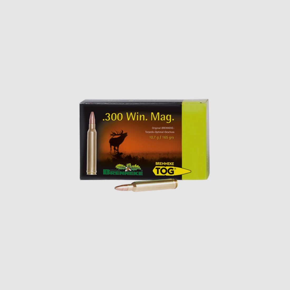 Brenneke .300 Win. Mag. 165GR TOG 20 patronen