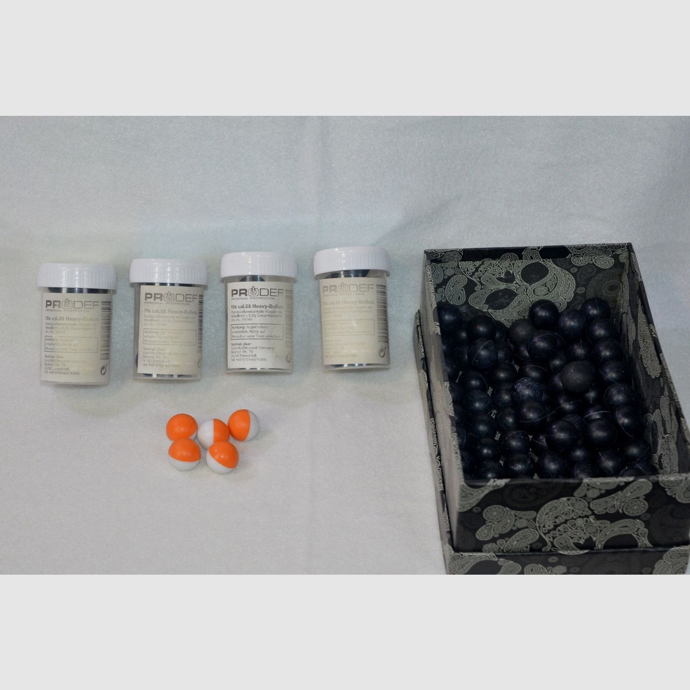 TPR-PG7 MISSION Cal. 68 + 2. Magazin + Munición, idéntico a "TiPX .68 Tippmann Paintball Pistole"