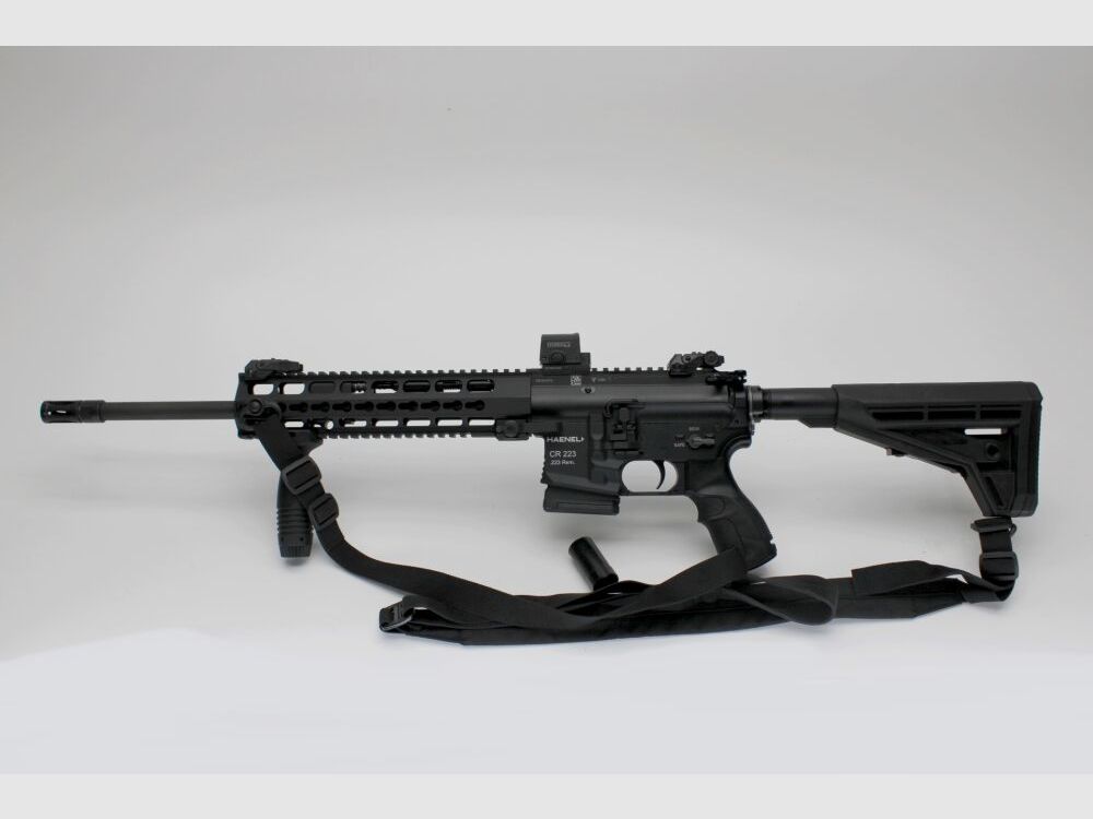SL Büchse Haenel CR 223 mit 16,5" Lauf und Steiner MSR .223Rem
