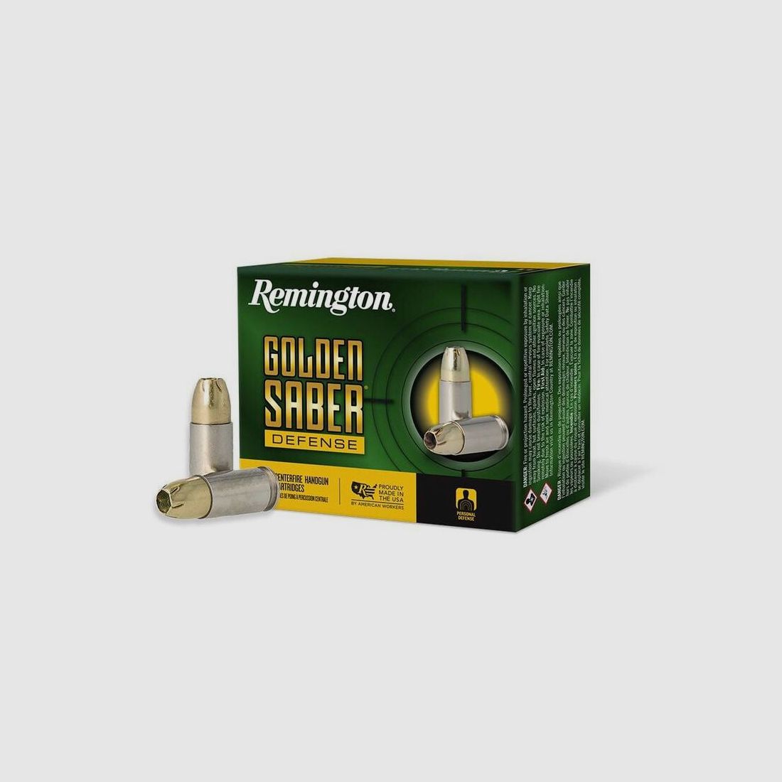 Remington 9mmkurz HP 102gr 6,6g !!!!GOLDEN SABER!!!!, Bild 2 von 2