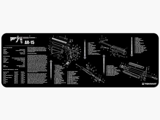 Tappetino AR15 / M4 con esploso