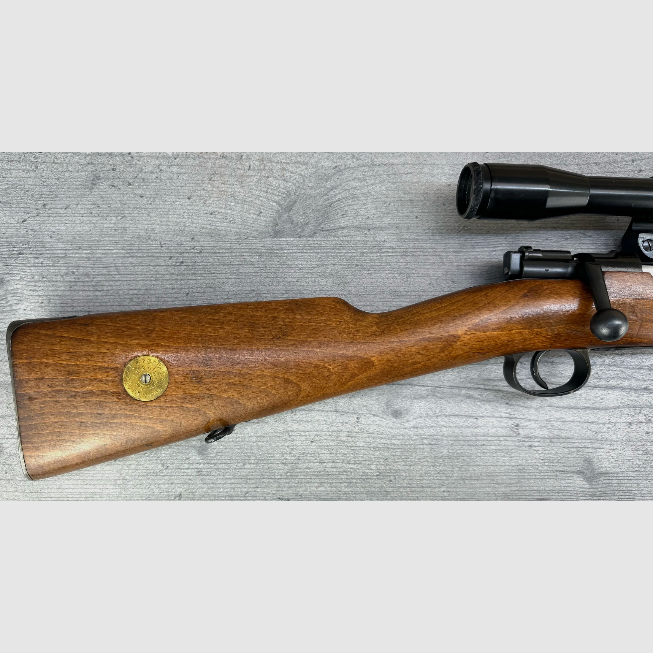 Carl Gustaf/ Husqvarna M/38 6,5x55mm z montażem bocznym + S&B 12x42 ZF