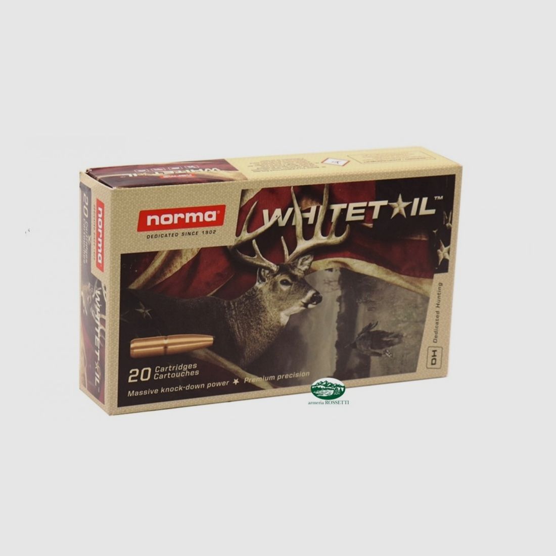 NORMA Munition Kal. .308 Win Whitetail 150gr. 20177382