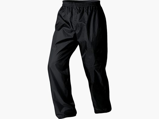 Schwarze wasserdichte Taffetahose von Brugi