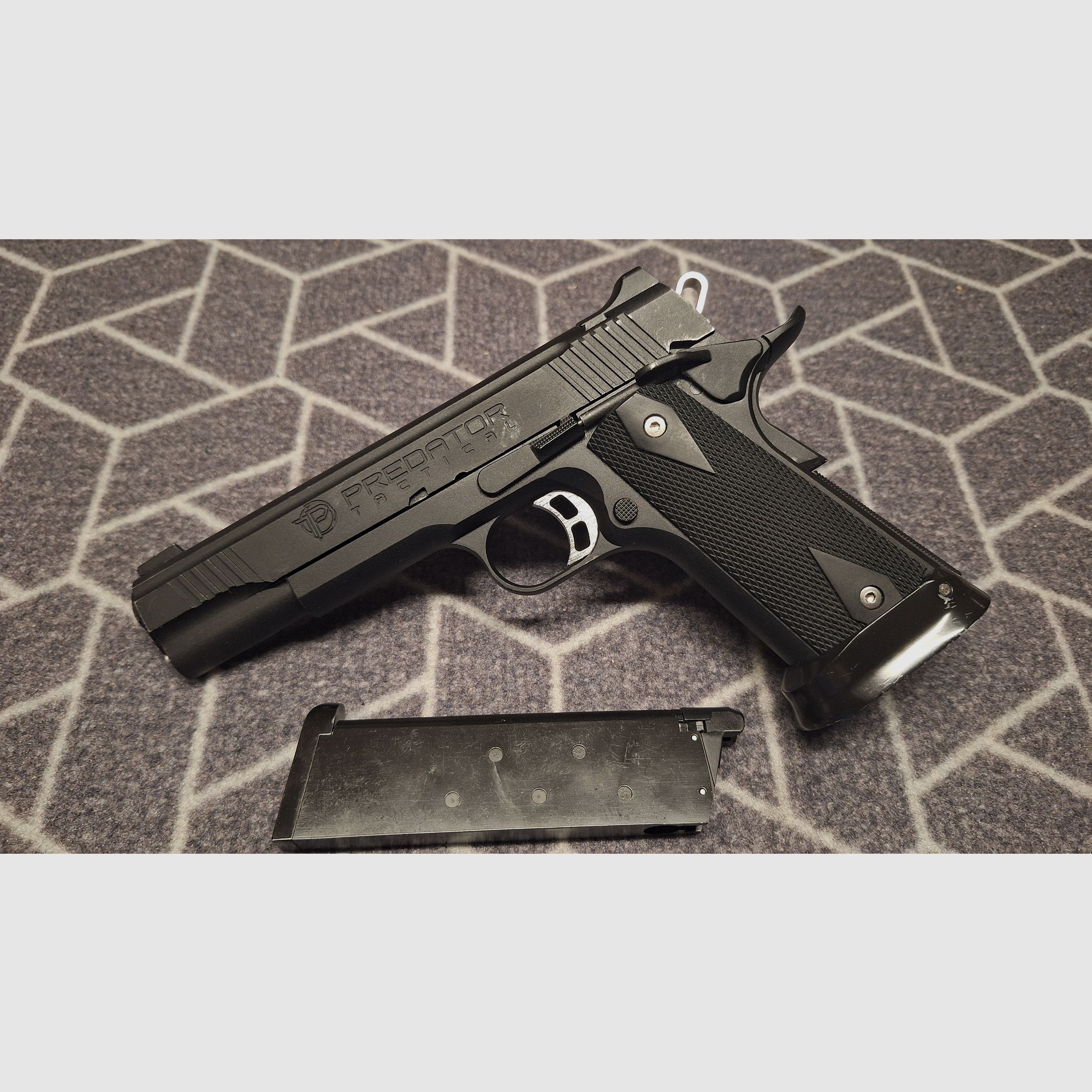 King Arms Predator Tactical Iron Shrike GBB Airsoft Pistol