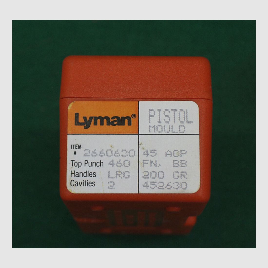 Lyman	 Mold Cal.45ACP