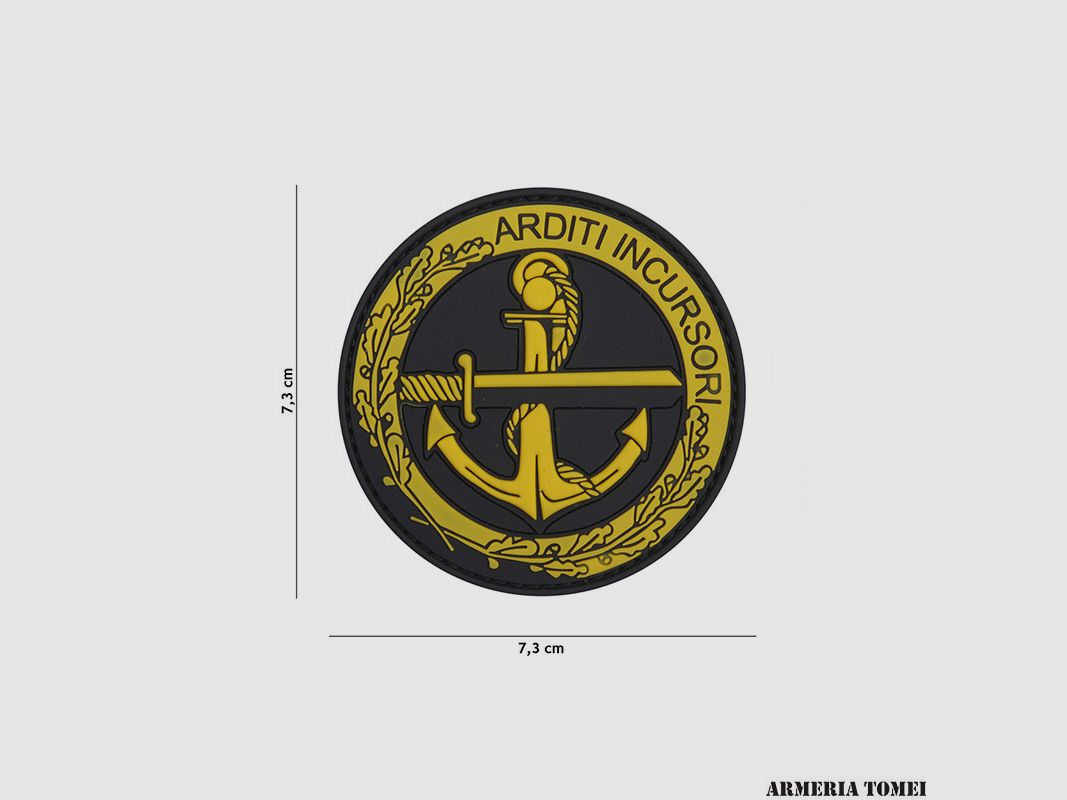 PATCH – 3D PVC ARDITI INCURSORI YELLOW #20057