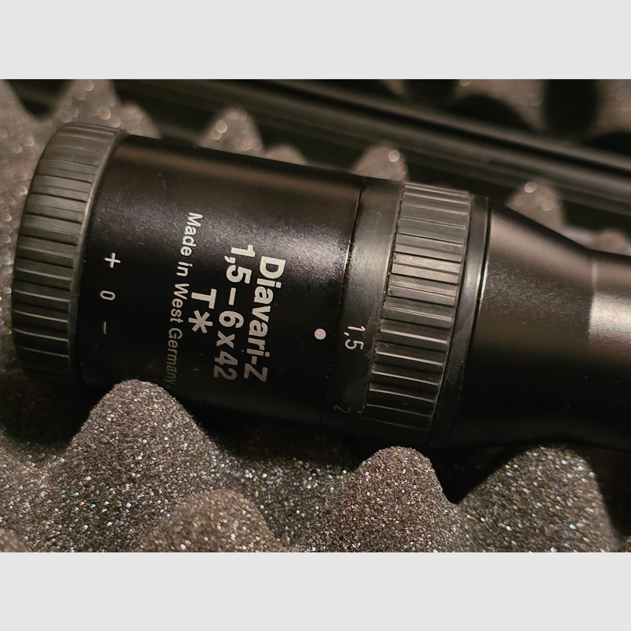 Zeiss Diavari 1.5-6x42 T* (Reticle 8, 1st focal plane) with Zeiss internal rail