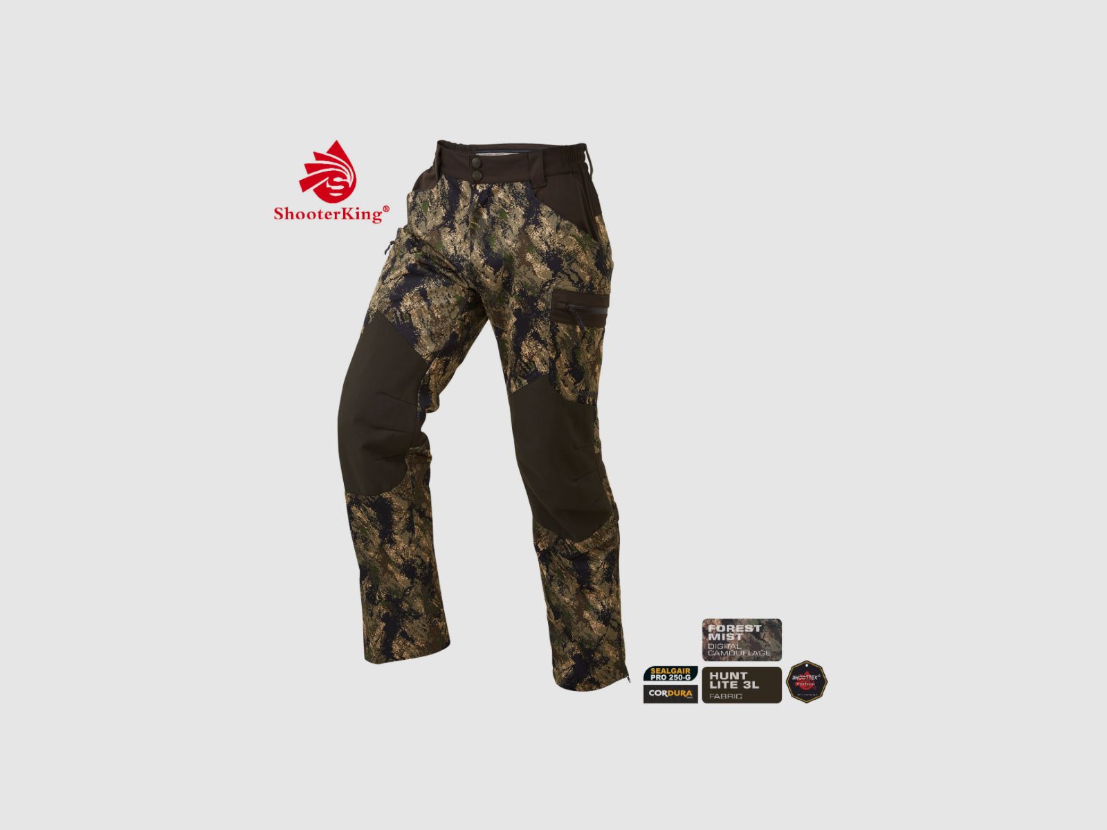 SHOOTERKING Huntflex Hose Digital Camo Forest Mist