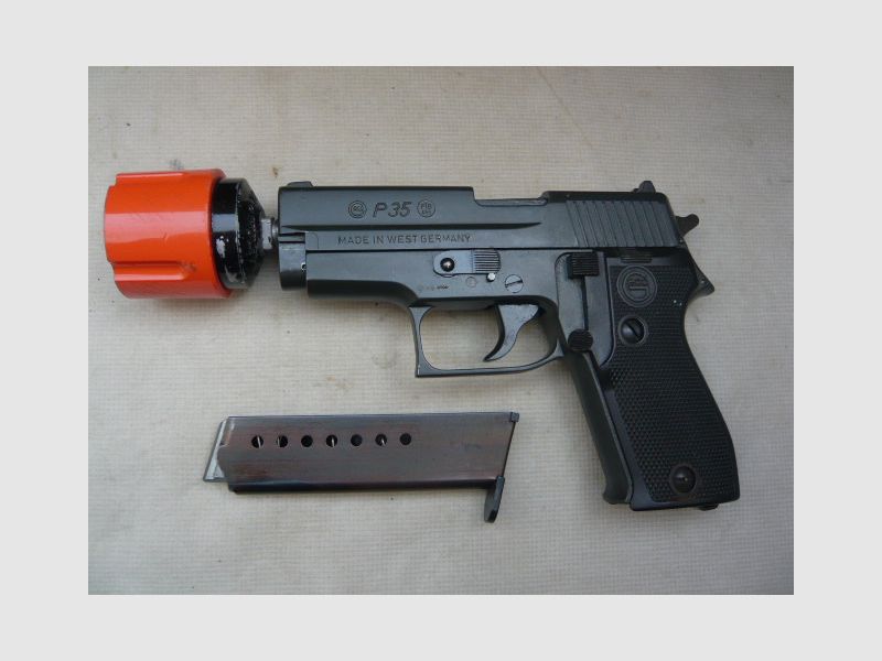 Pistole GECO Mod. P 35 im cal. .35 neuwertig