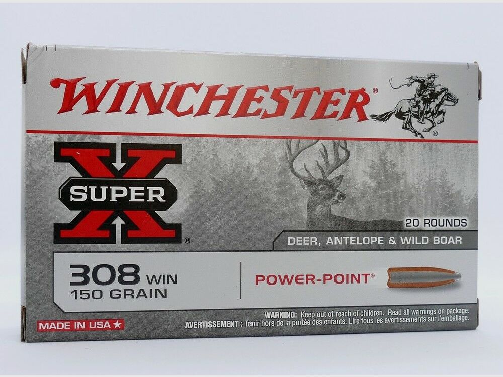 Winchester .308 Win. Power Point 9.7g/150grs