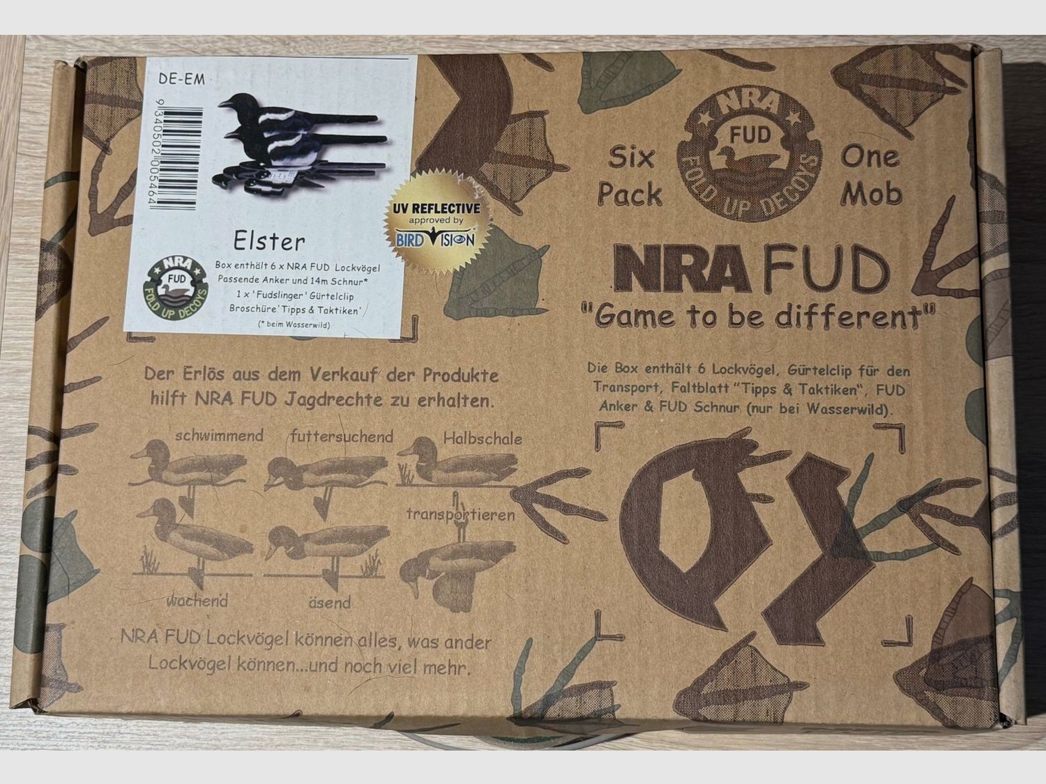 NRA FUD Lockvögel Elster (6er-Pack)