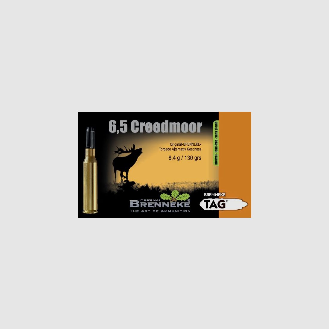 BRENNEKE 6,5 Creedmoor TAG 8,4g/130gr