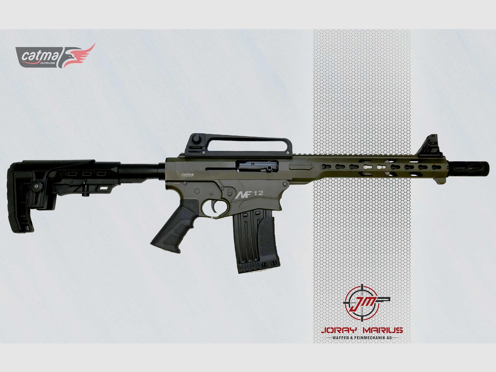 Catma Arms MF12 półautomatyczny 12/76 Zielony