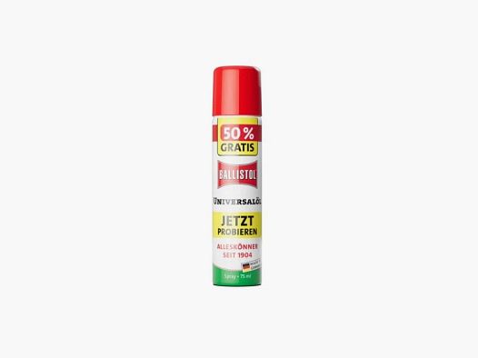 Ballistol Universele Olie Spray 75ml - Actiegrootte