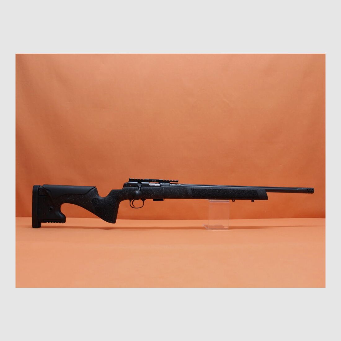 CZUB Rep. Fucile .22lr CZUB CZ457 LRP Nero Precisione a Lunga Distanza 20" Canne Varmint/ Filettatura 1/2-20