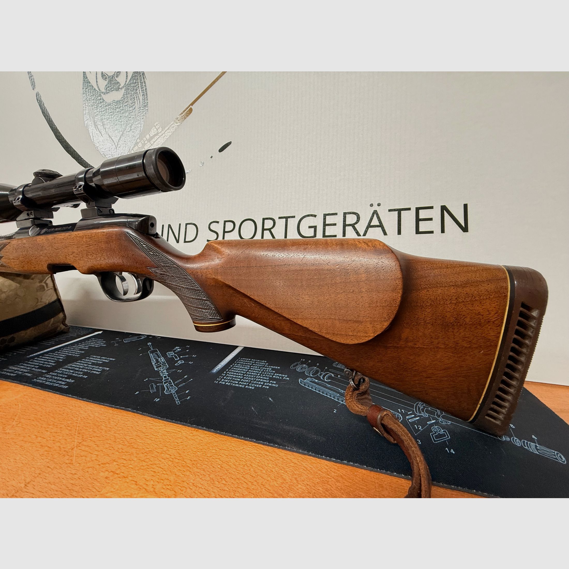Steyr-Mannlicher Mod. M in caliber .30-06 Spring. incl. Zeiss Diavari-ZA 1.5–6x42 T*