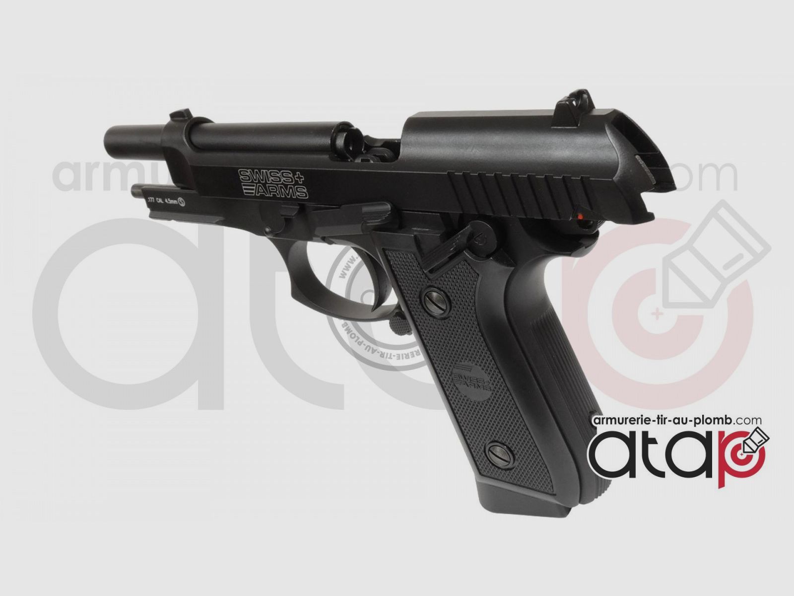Pistola a pallini in acciaio Swiss Arms P92, immagine 3 di 5