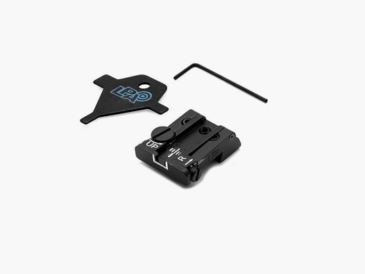 LPA TPU57ZC18 Ajustable alza para CZ 75, 75B, 85 (Nuevo Modelo)