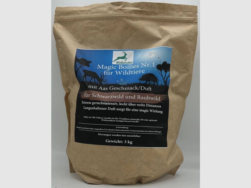 Wildlutscher Magic Boilies Nr.1 Aas-Duft 3kg