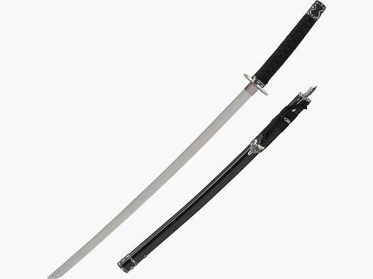 Katana z dodatkami czarny