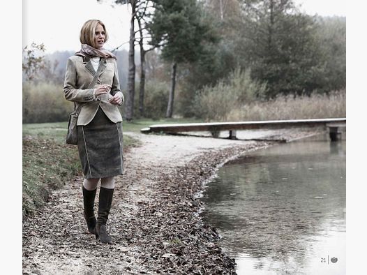 Meindl Clea veste en cuir crème