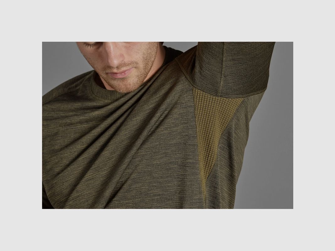 SEELAND ACTIVE LANGARM SHIRT PINE GREEN, Bild 2 von 4