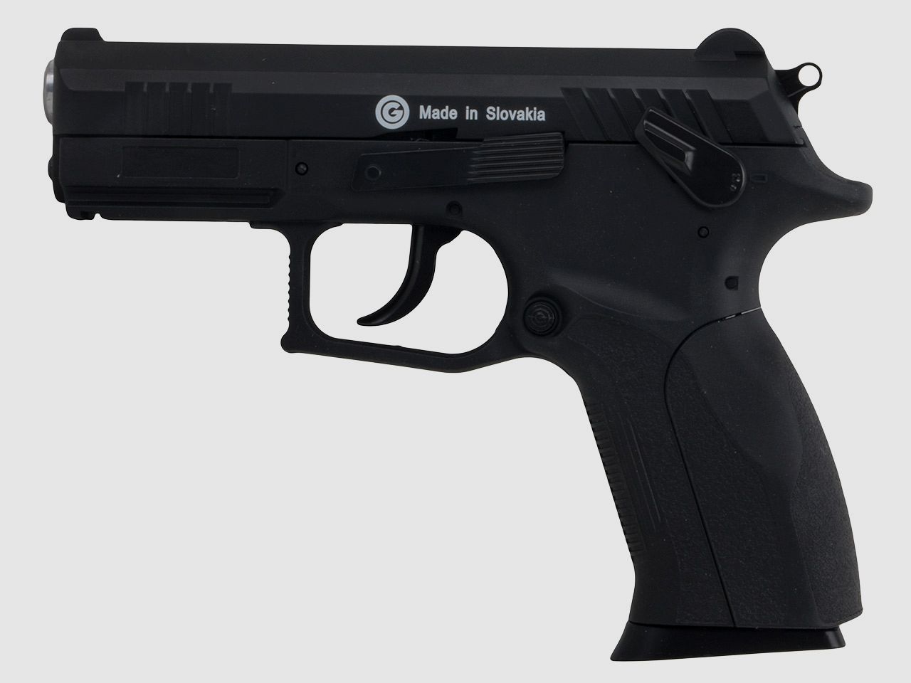 CO2 Pistole Grandpower P1MK7 Blow Back schwarz Kaliber 4,5 mm BB (P18)