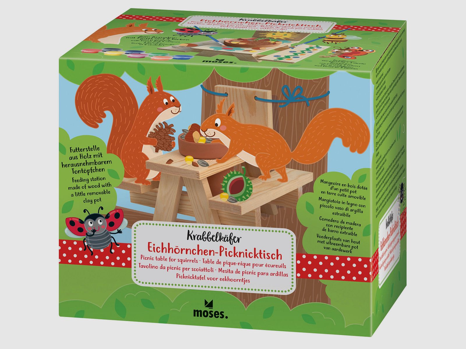 Moses Eichhörnchen-Picknicktisch