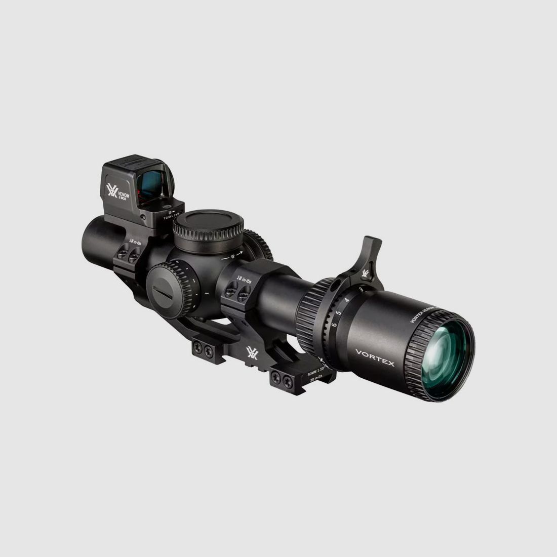 VORTEX Venom 1-6x24 SFP + Sport Cantilever + VENOM 3MOA w ZESTAWIE