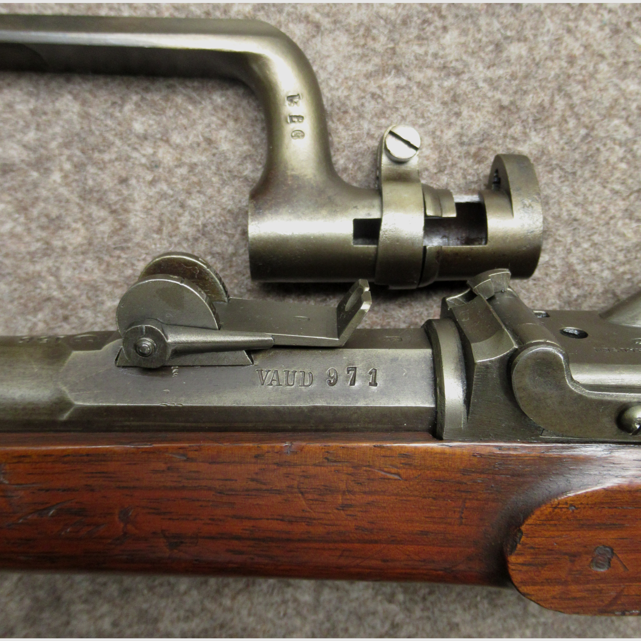 AB-150 VON ERLACH geweer mod. 1856/59/67 kal. 10.3mm, afbeelding 5 van 9