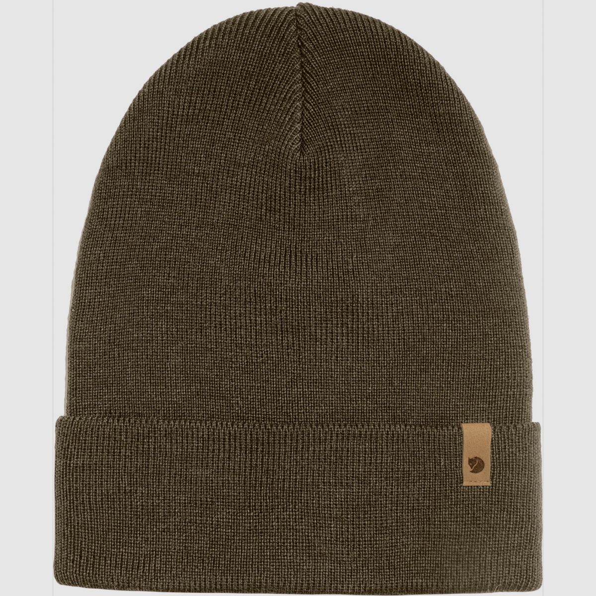 FJÄLLRÄVEN Classic Knit Hat Mütze Dark Olive