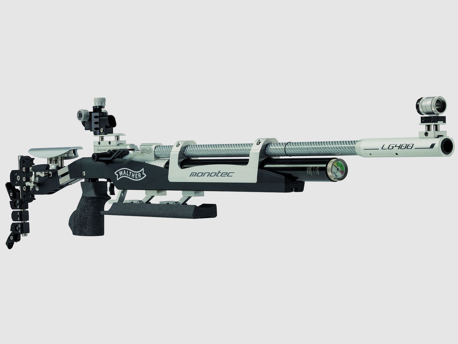 Walther LG400 Monotec Aluminiumschaft rechts