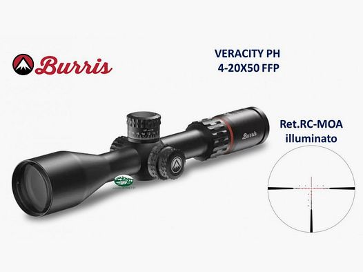 BURRIS Veracity PH 4-20X50 FFP Ret.RC MOA illuminated 200203