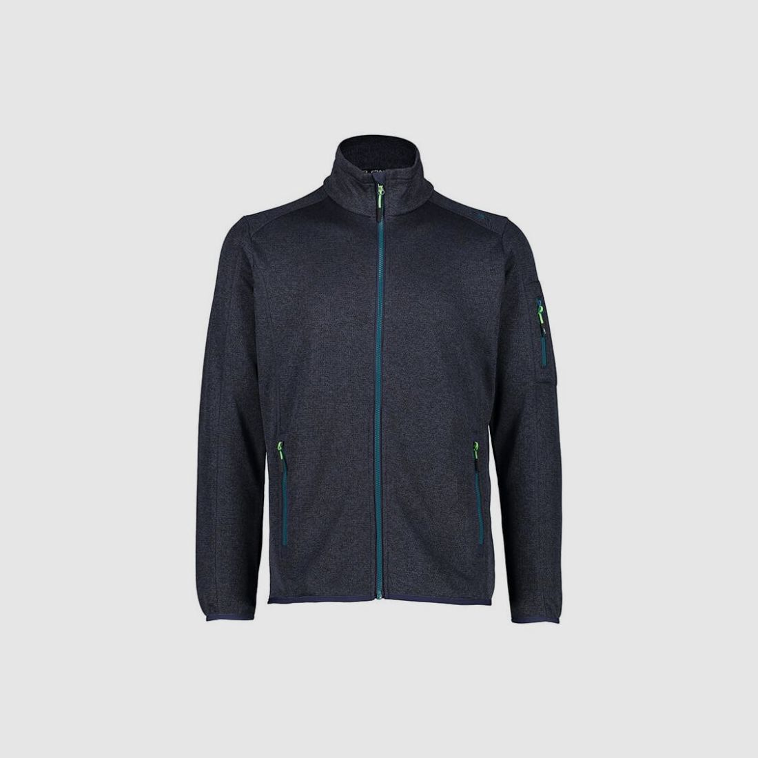 CMP Herren Jacke Knit-Tech-Fleece mit Mesh