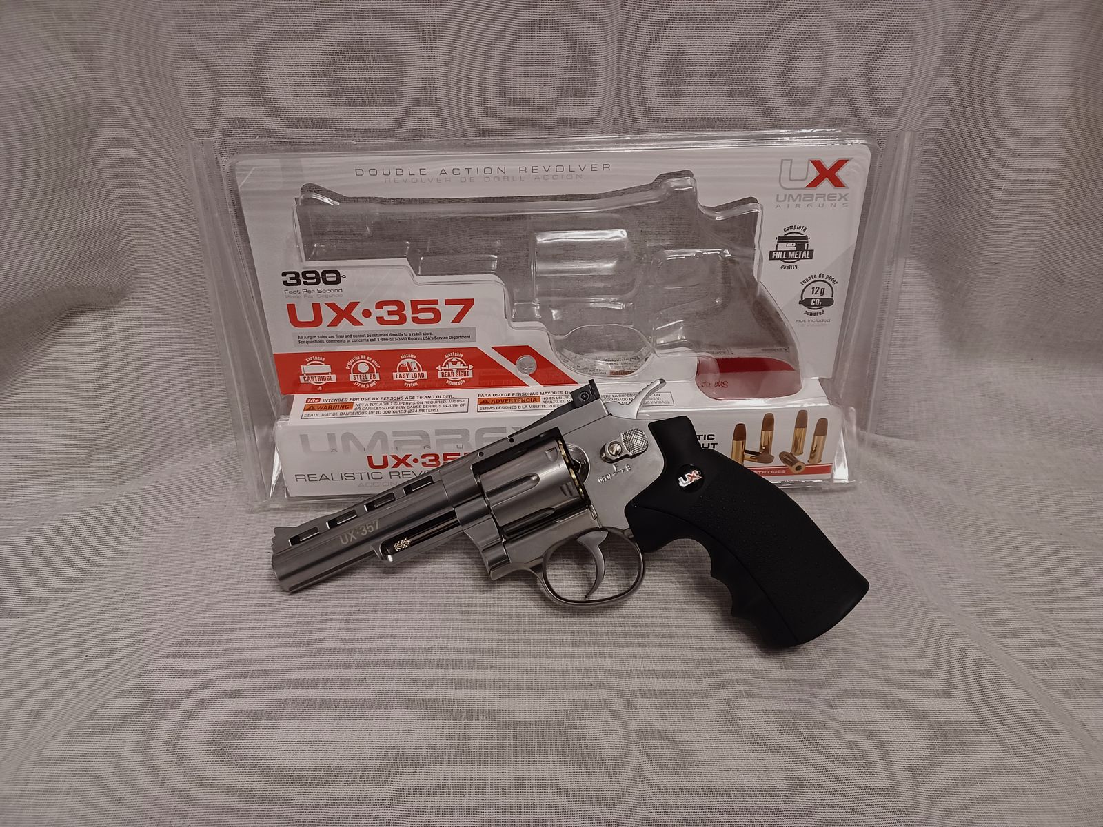 Umarex UX 357 / 4,5 mm BB / CO2 / Revólver / OVP (94)
