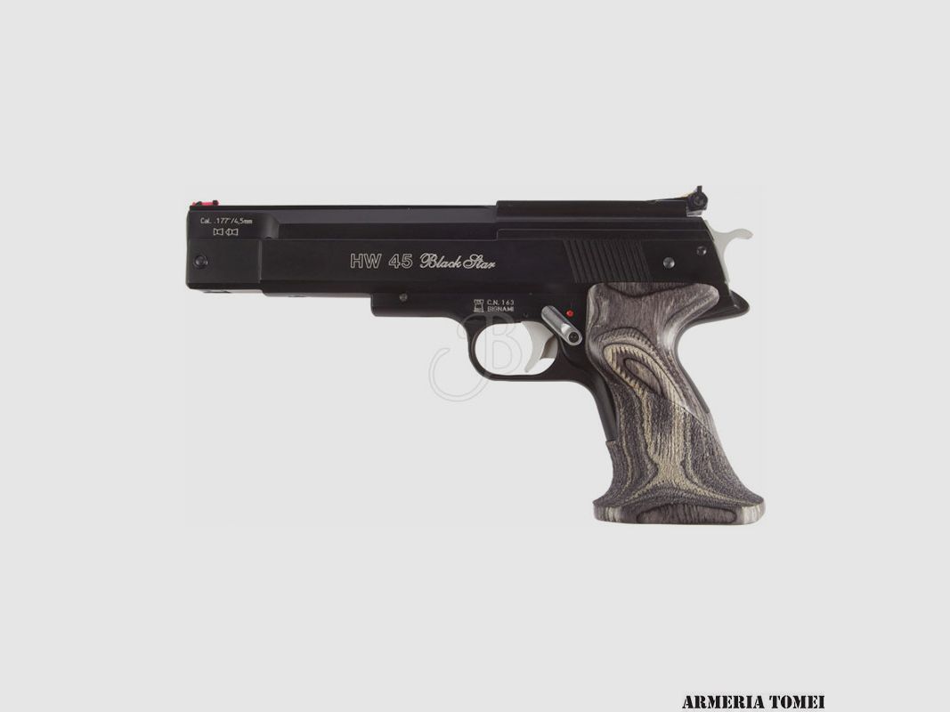 PISTOLE – WEIHRAUCH PAC 45 CAL. 4,5 BLACK STAR, Bild 1 von 2