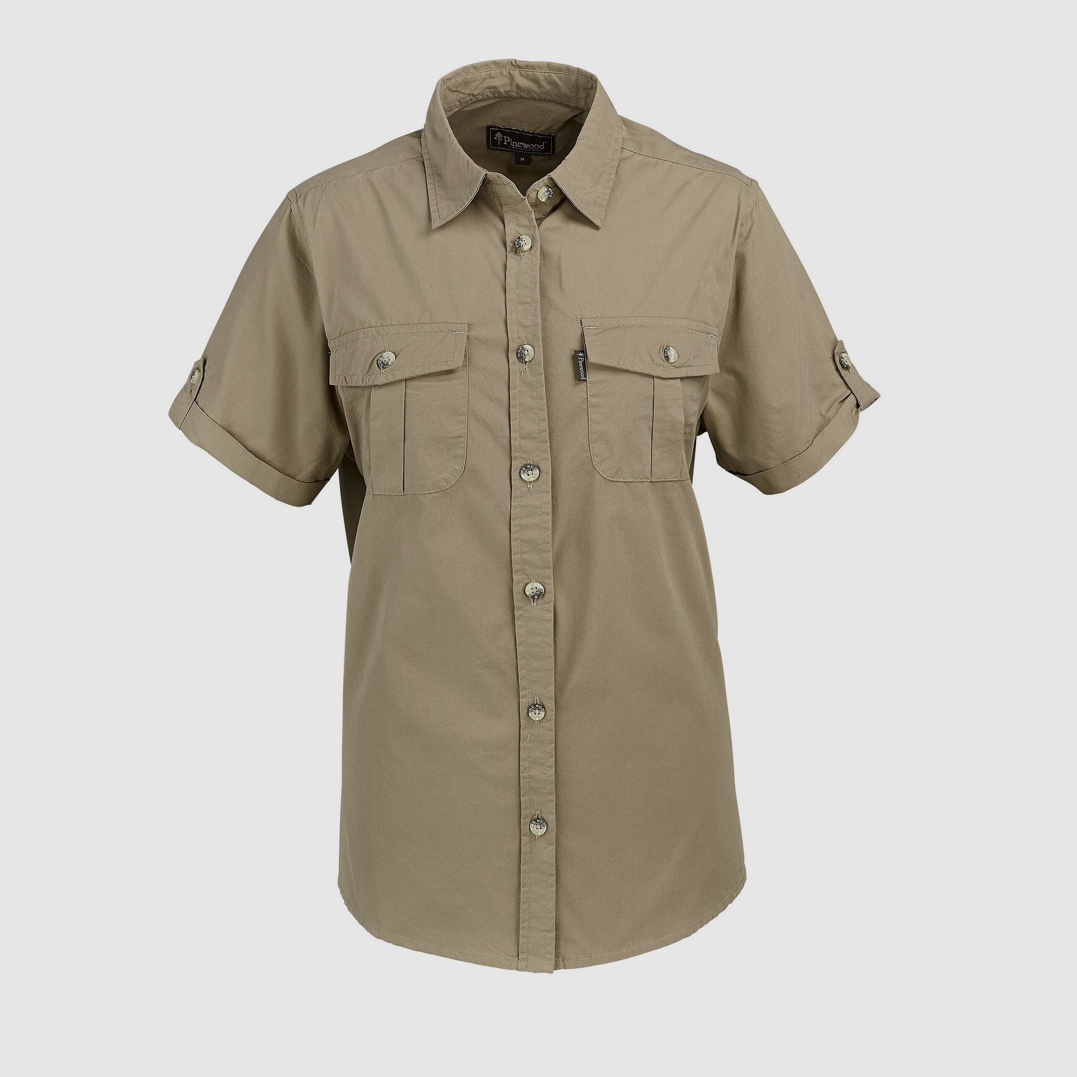 Blusa de manga corta de pino Safari