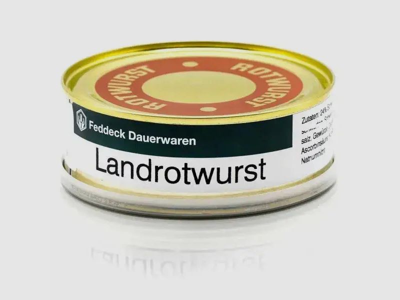 Feddeck Dauerwaren Feddeck Dauerwaren Dosenwurst Landrotwurst 200 g